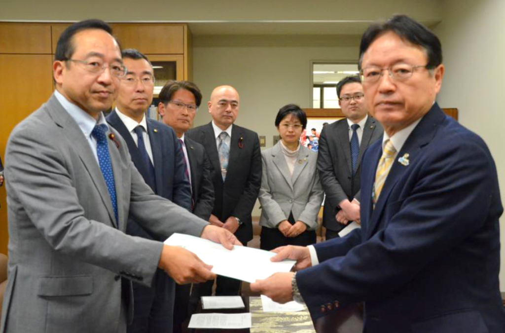 福岡市への申し入れ-綿貫英彦（市議時代）